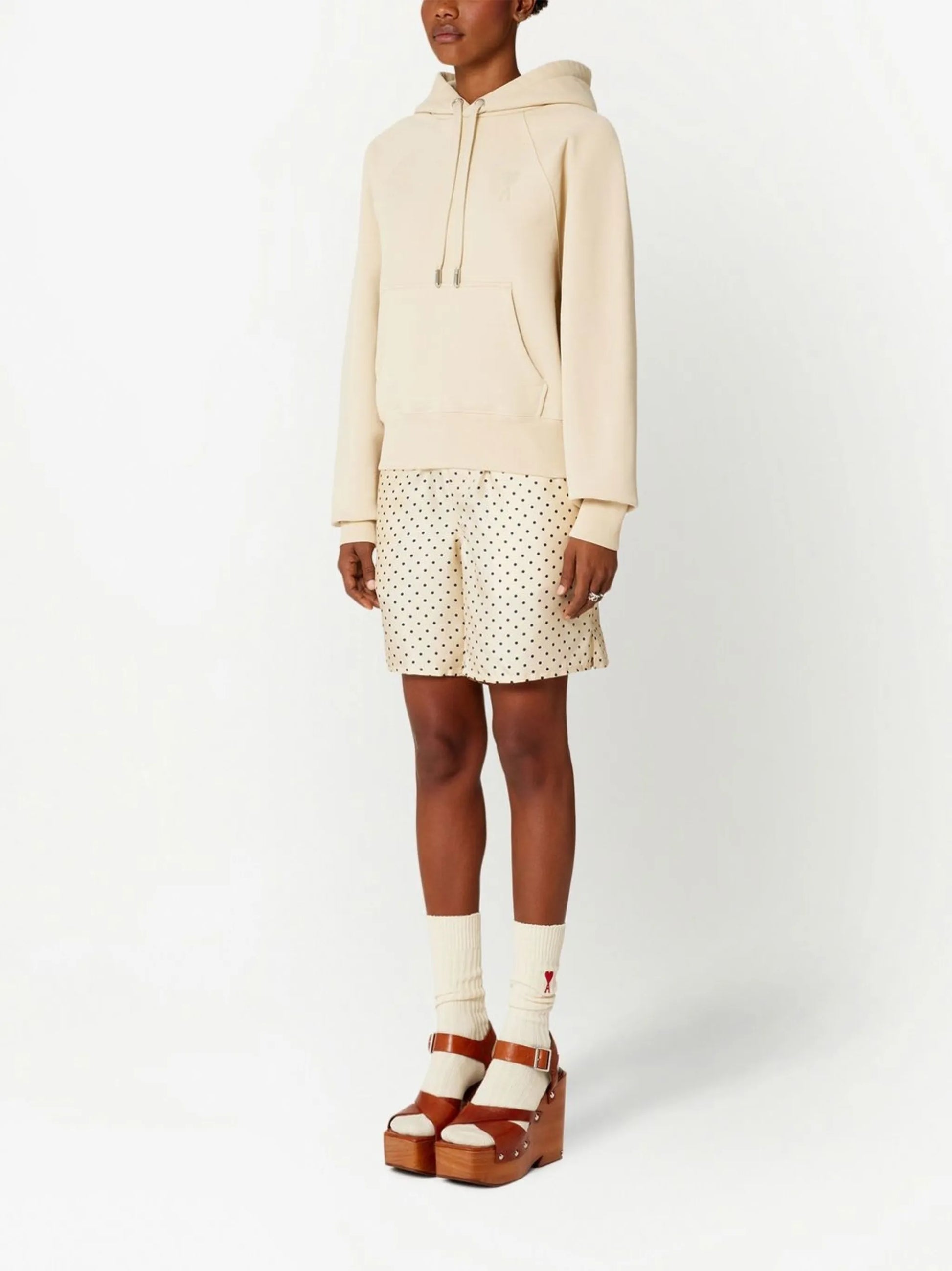 Ami Paris Худі з монограмою Ami de Coeur USW204747