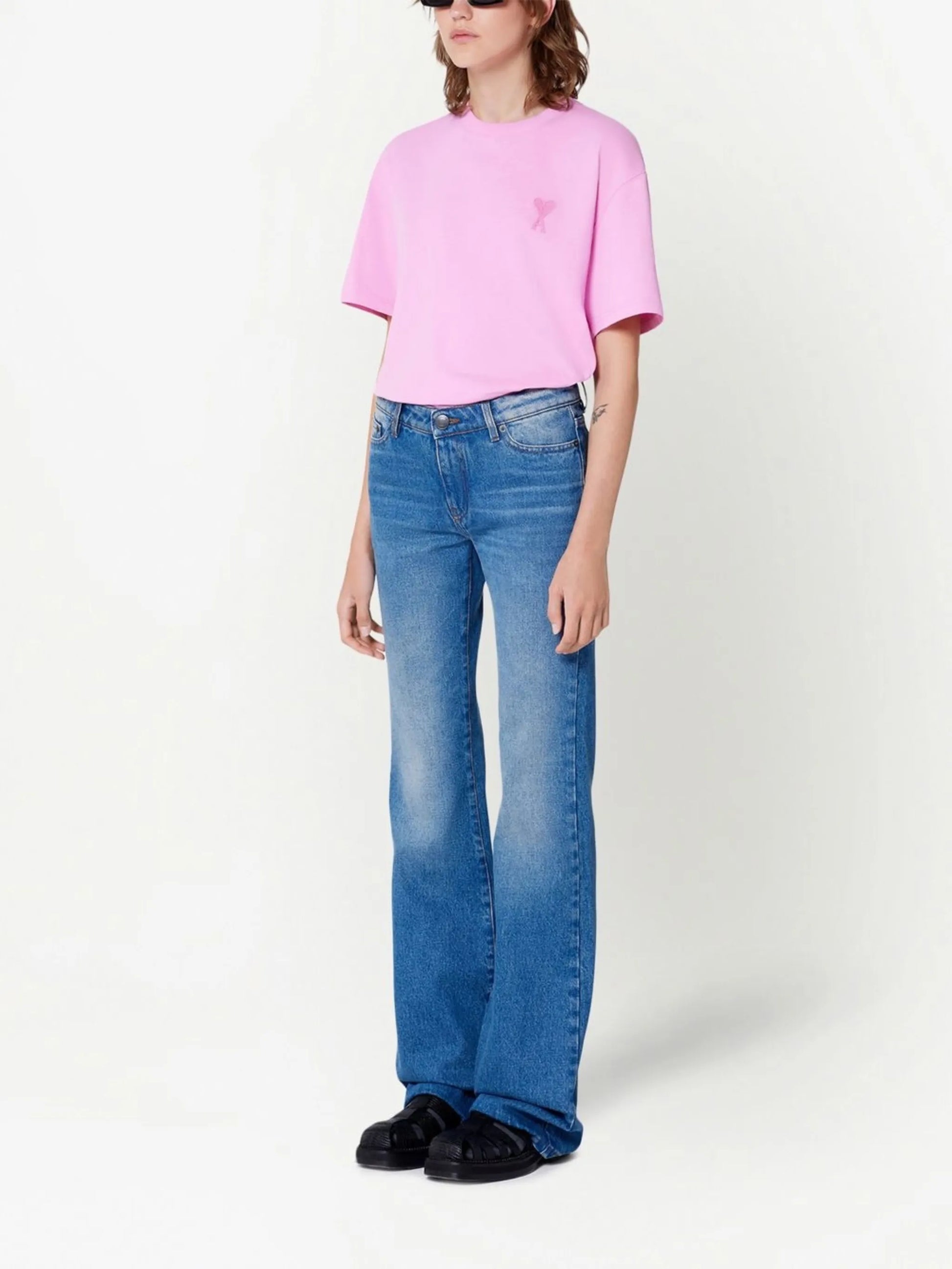 Ami Paris Футболка з монограмою Ami de Coeur UTS004726