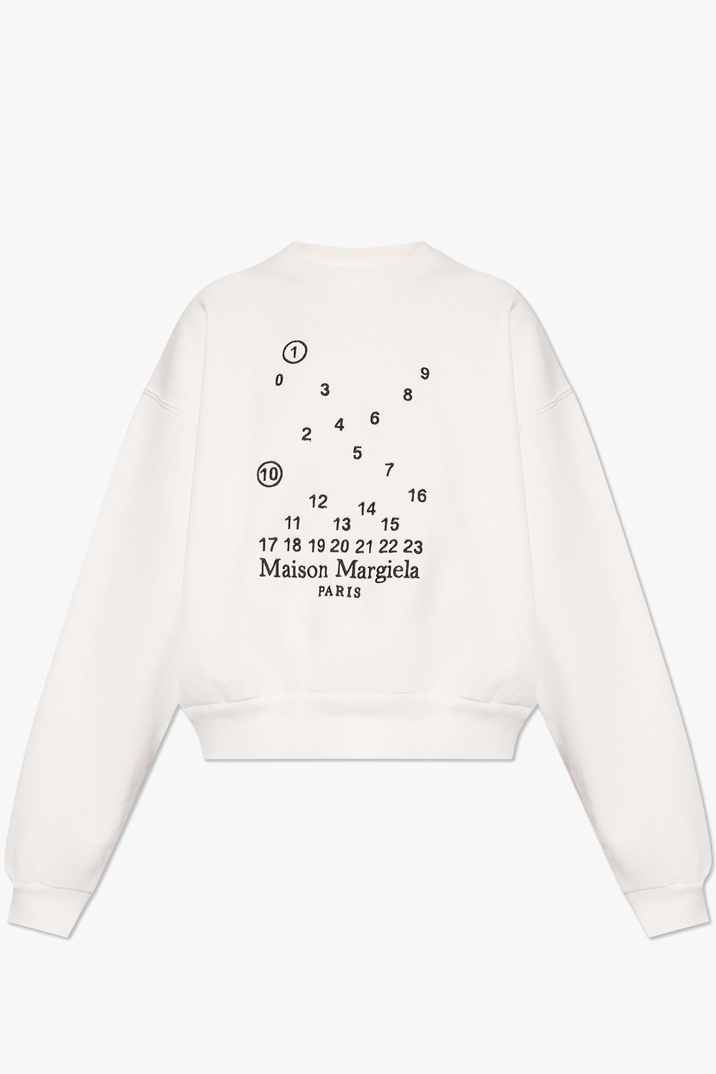 Maison Margiela WHITE Sweatshirt with logo S51GU0118 S25540-101