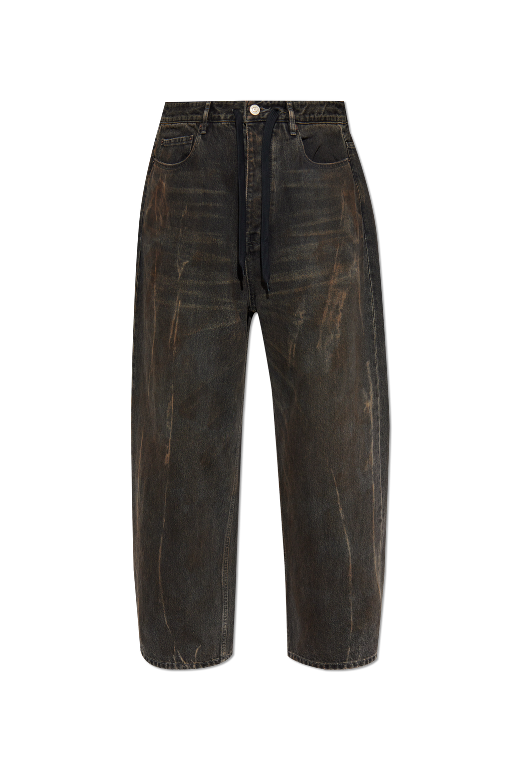 Balenciaga BLACK Jeans with a `vintage` effect 786643 TBP47-5964