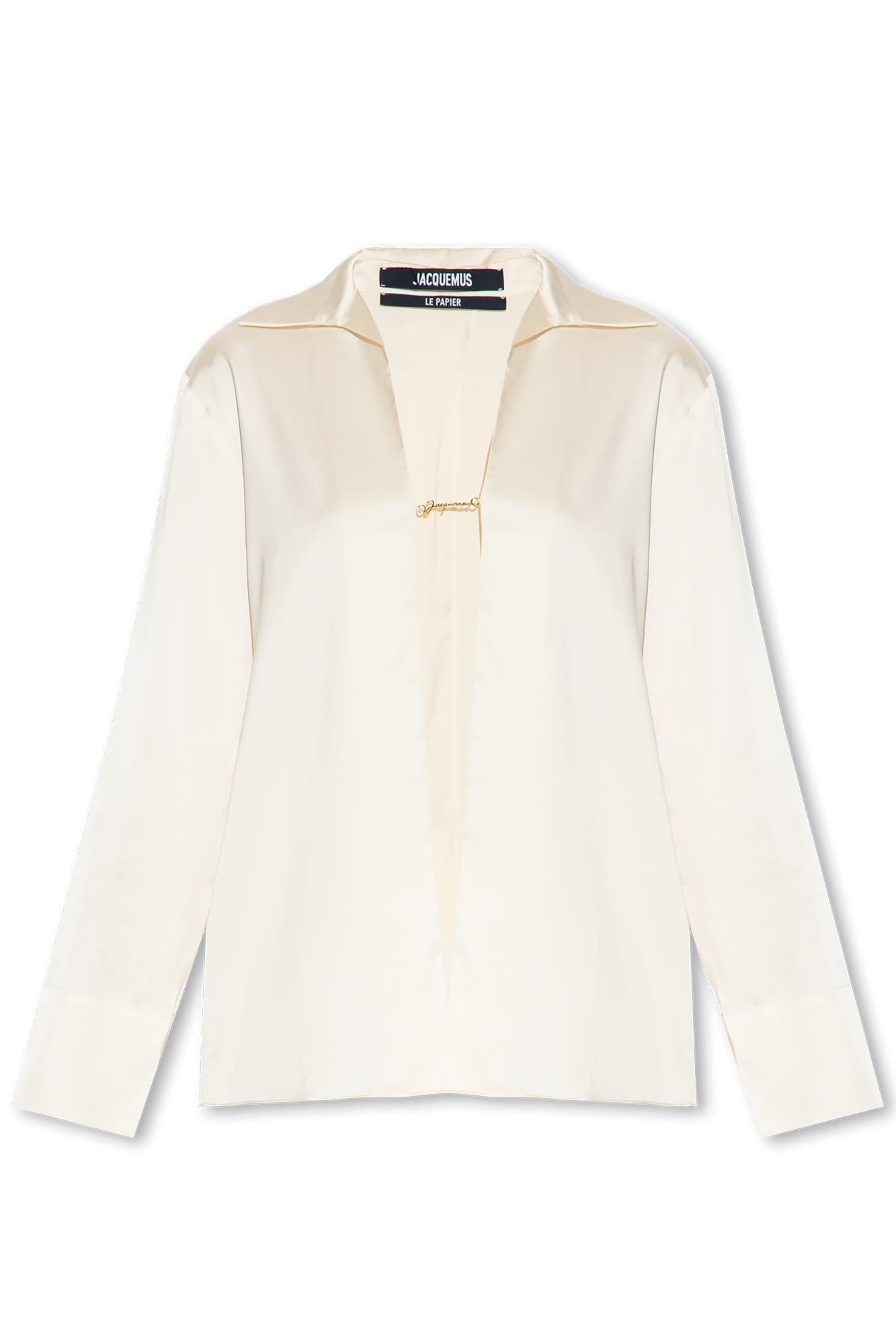 Jacquemus cream ‘Notte’ shirt 213SH103 1000-110