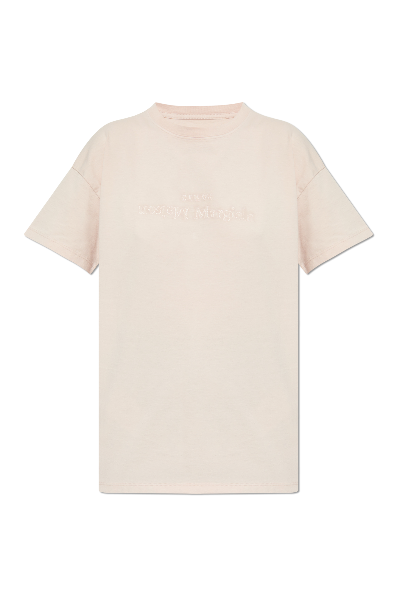 Maison Margiela PINK T-shirt with logo S51GC0533 S20079-218