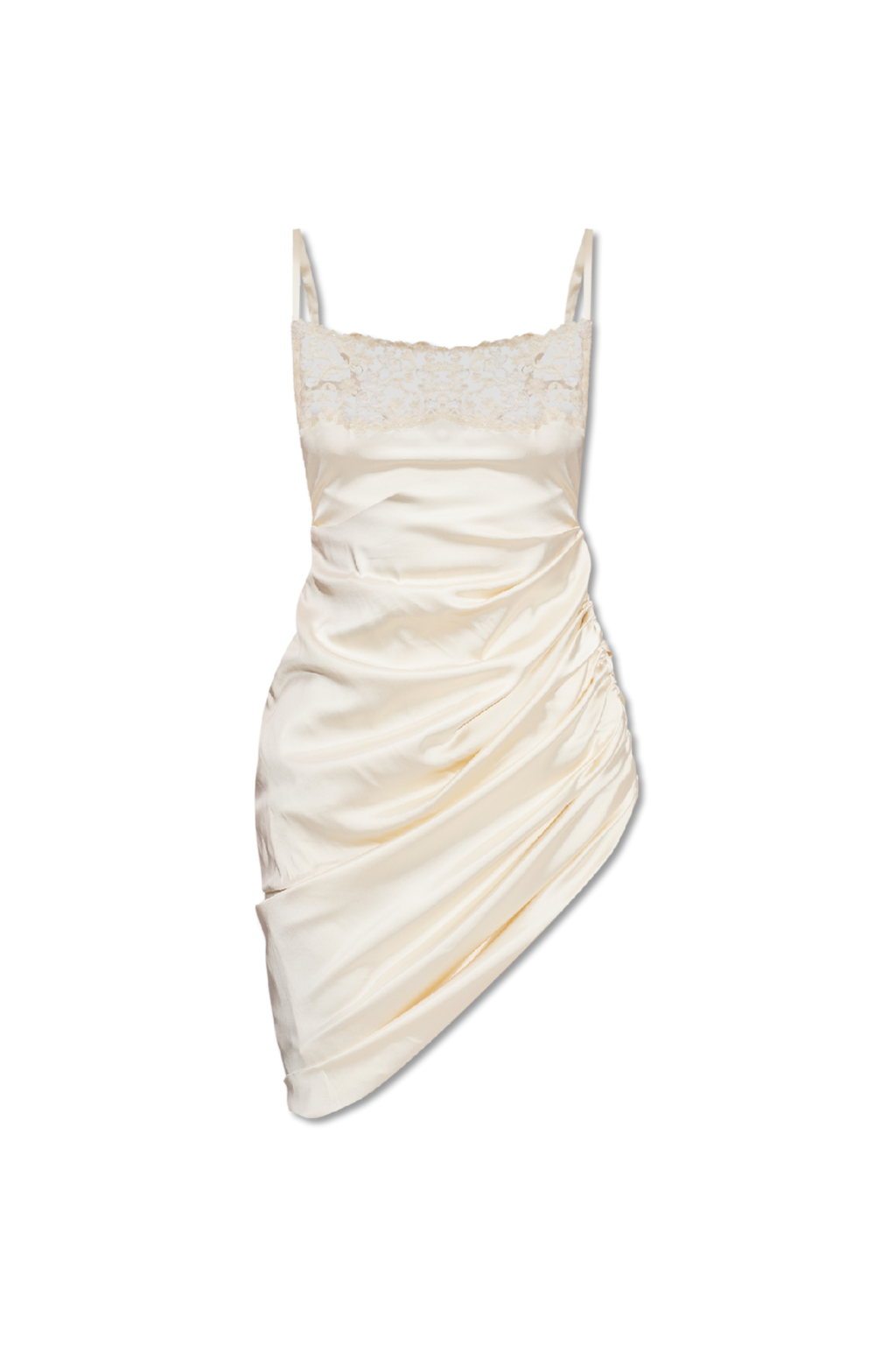 Jacquemus cream ‘Saudade’ slip dress 233DR079 1495-110