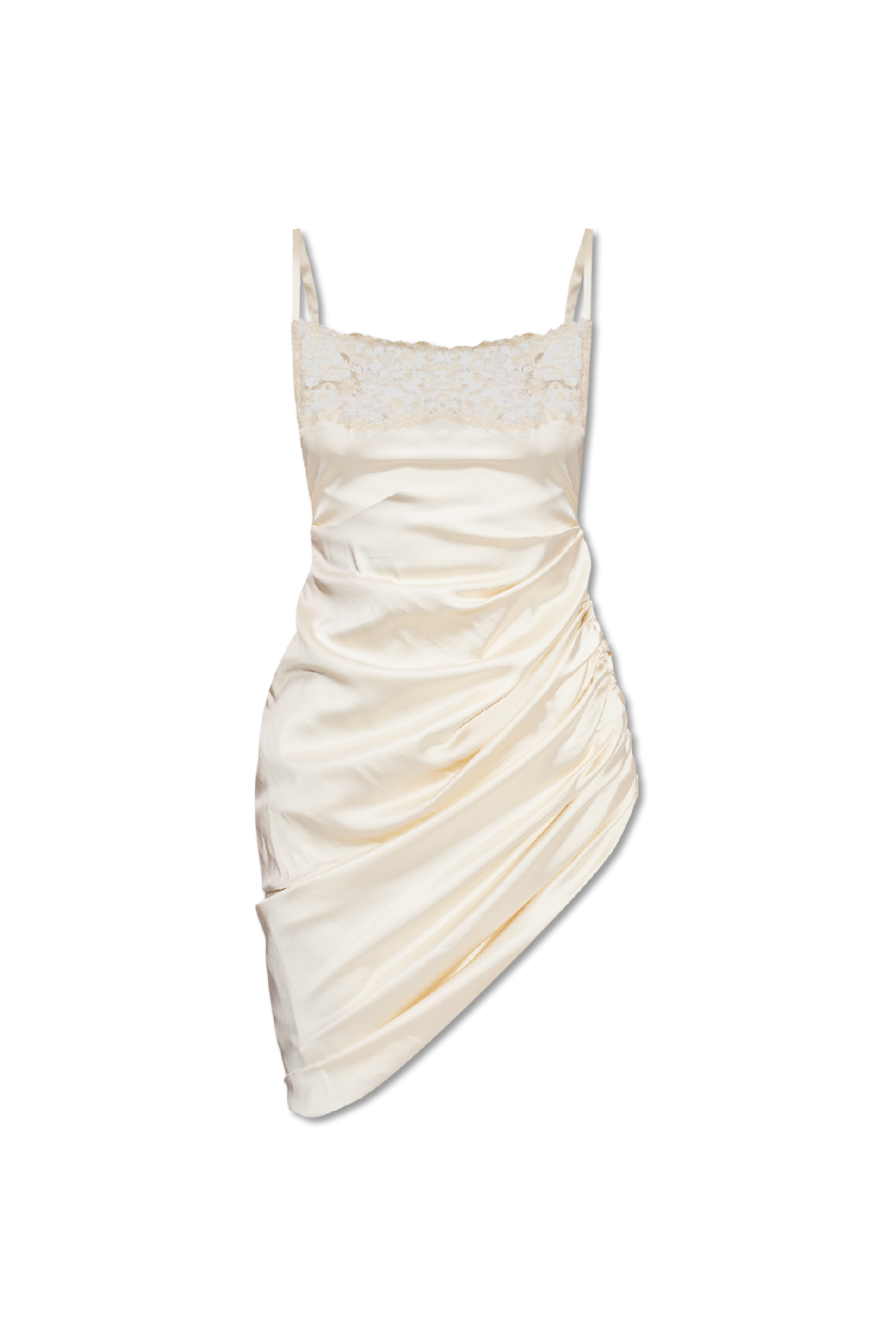 Jacquemus cream ‘Saudade’ slip dress 233DR079 1495-110