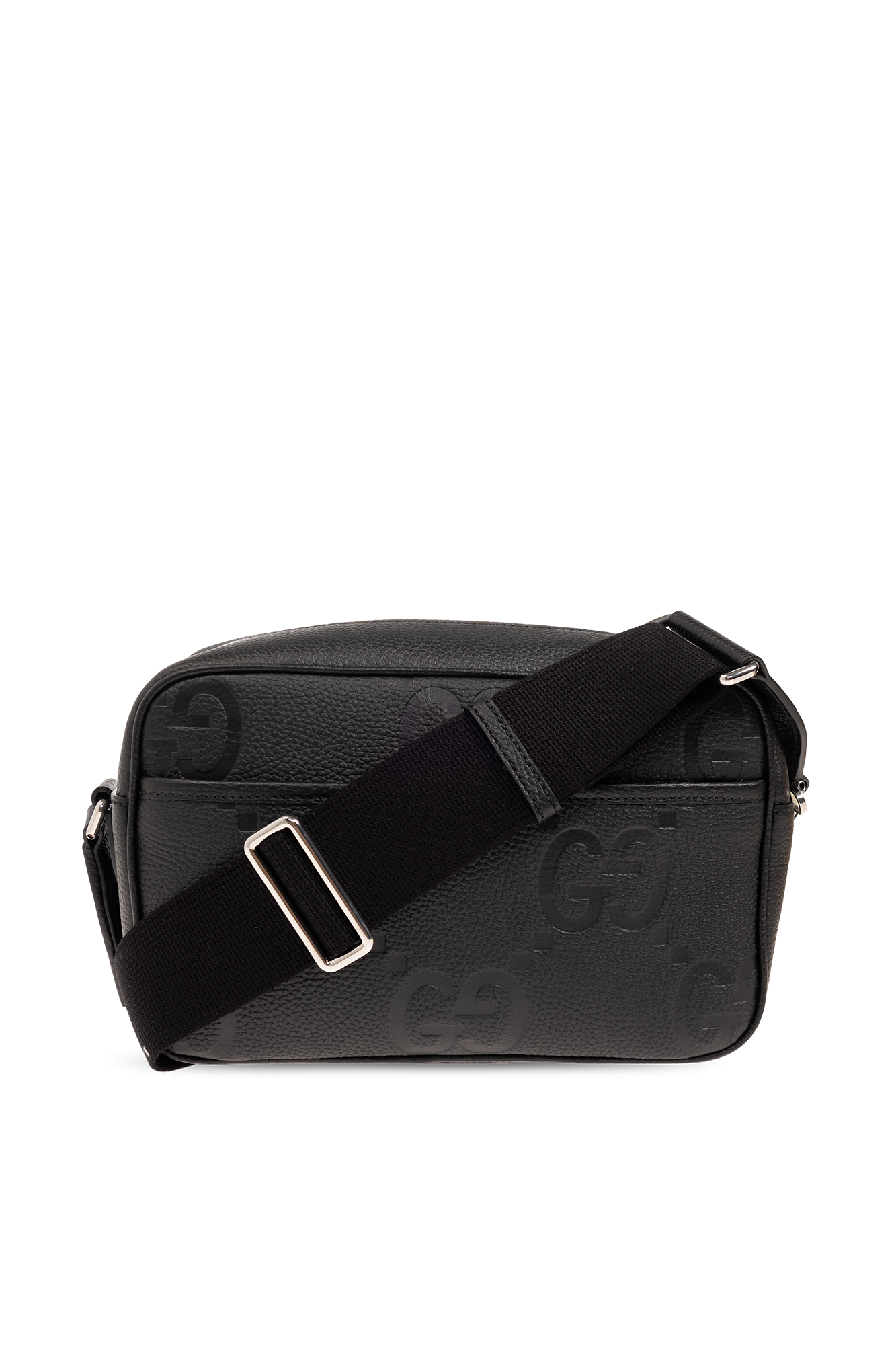 Gucci BLACK ‘GG Jumbo’ shoulder bag  766946 AABY7-1000