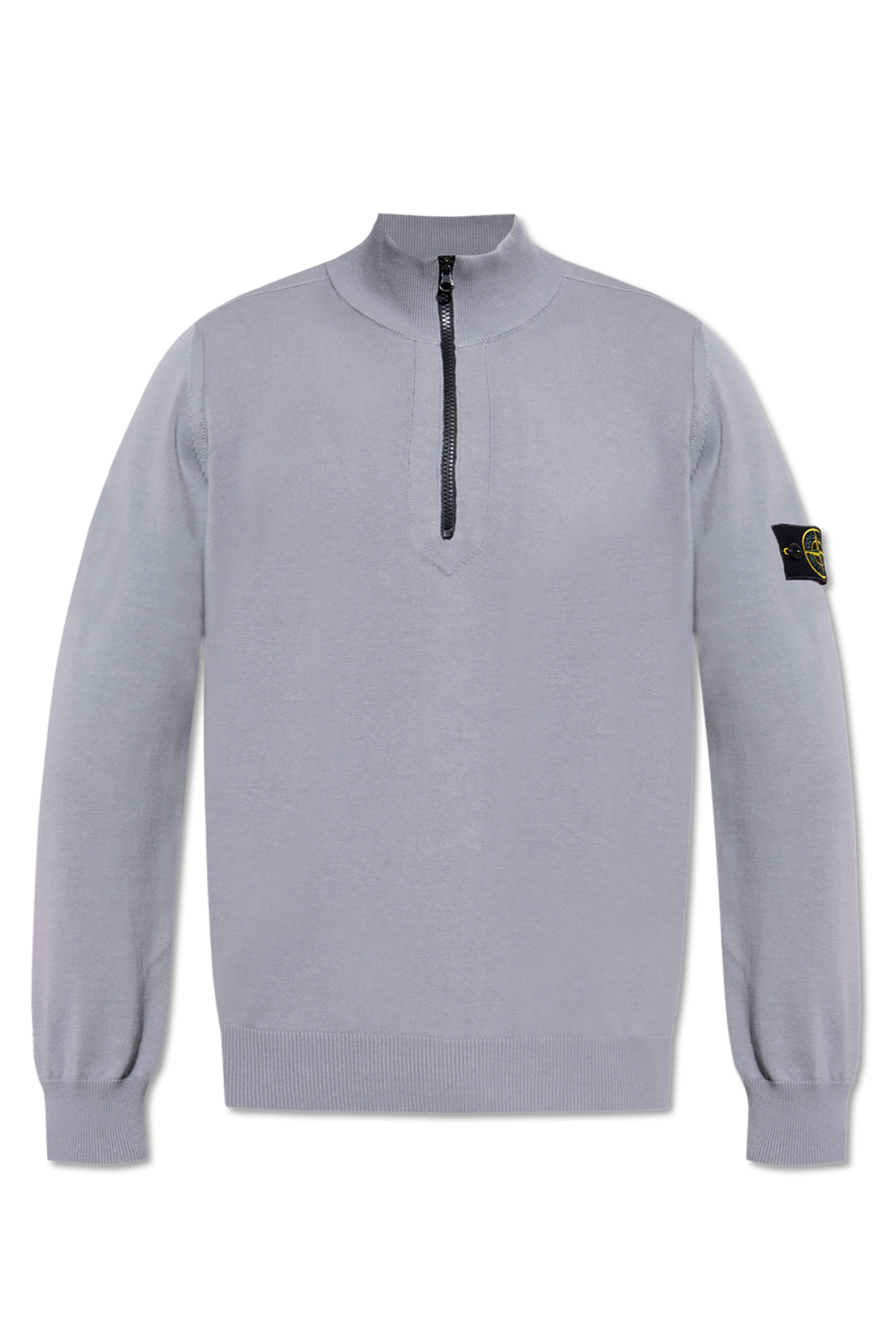 Stone Island GREY Sweater with stand-up collar K1S155100063 S00B2-V0024