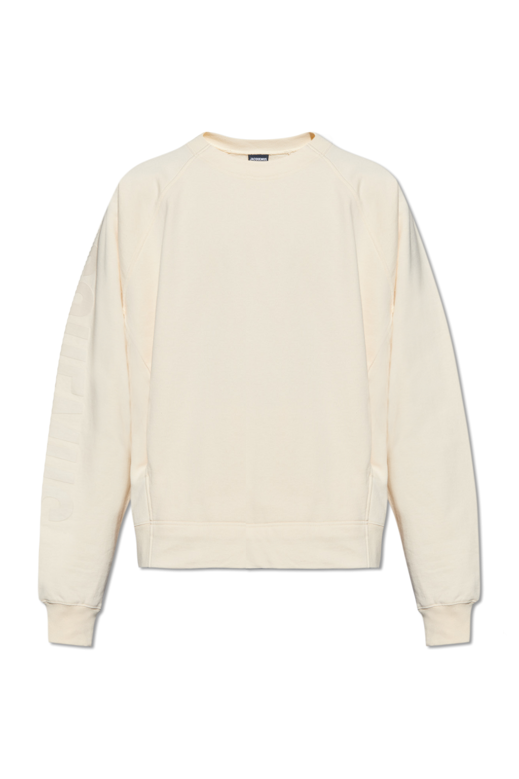 Jacquemus cream ‘Typo’ sweatshirt with logo 245JS236 2341-130
