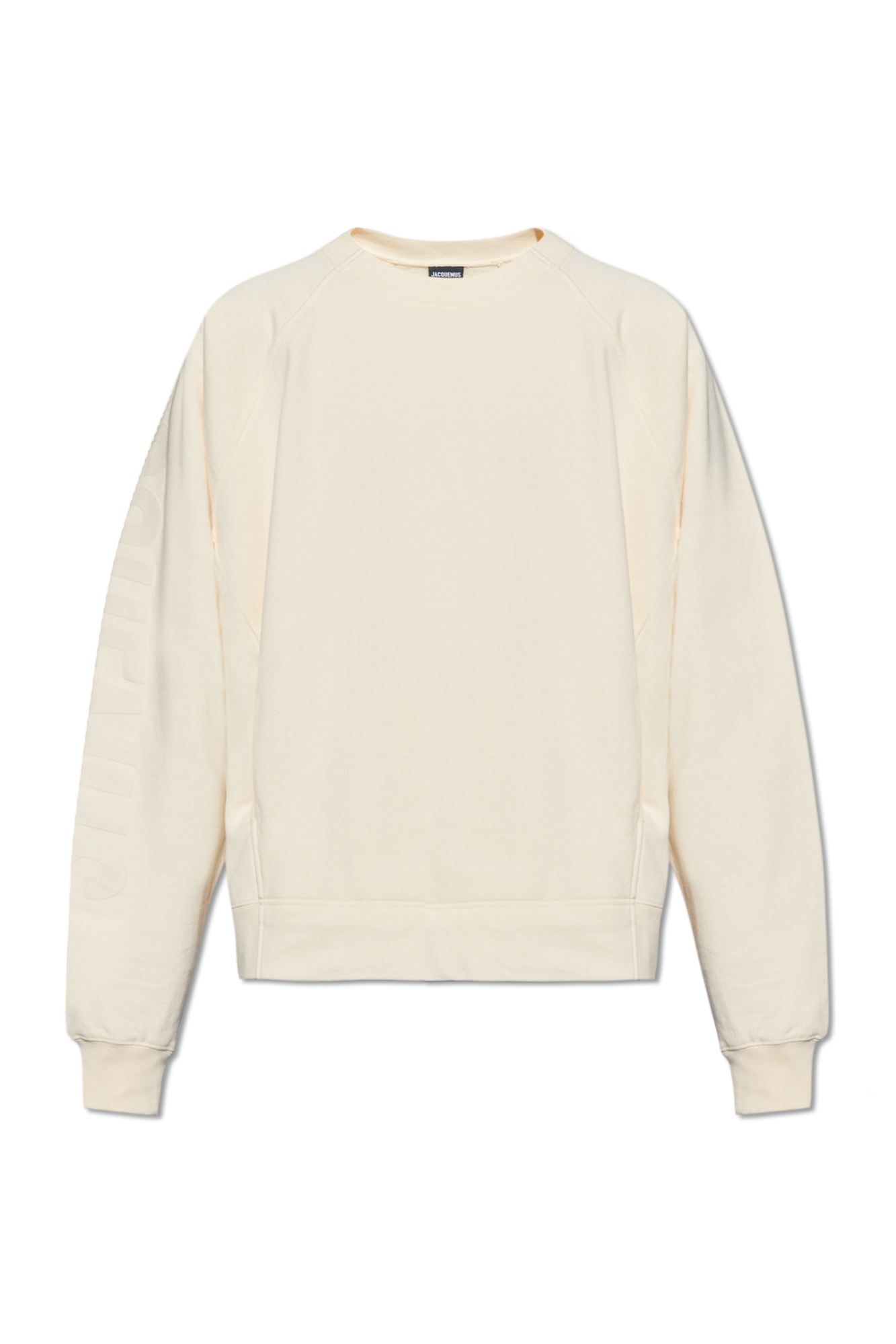 Jacquemus cream ‘Typo’ sweatshirt with logo 245JS236 2341-130