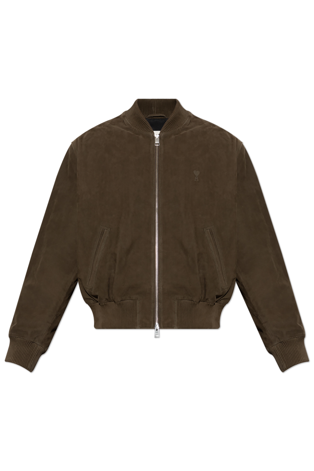 Ami Alexandre Mattiussi GREEN Suede jacket