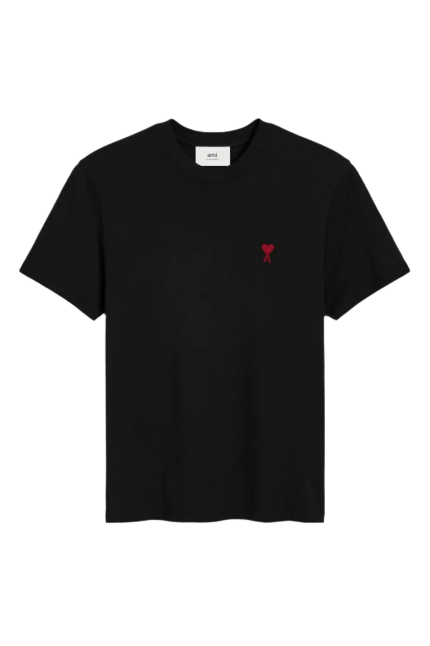 Ami Alexandre Mattiussi BLACK T-shirt with logo E21HJ128.726.001