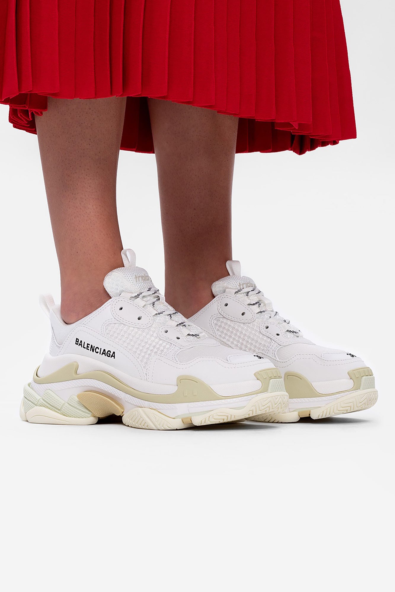 Balenciaga WHITE 'Triple S' sneakers 524036 W2CA1-9000