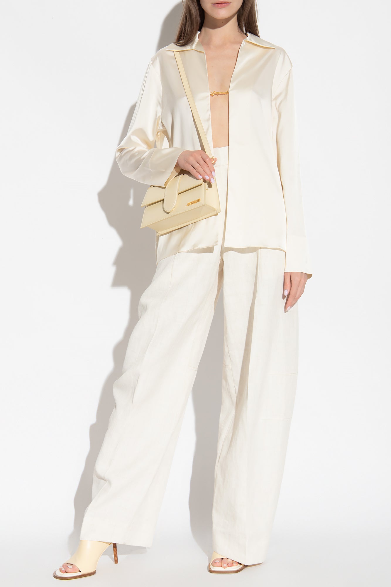 Jacquemus cream ‘Notte’ shirt 213SH103 1000-110