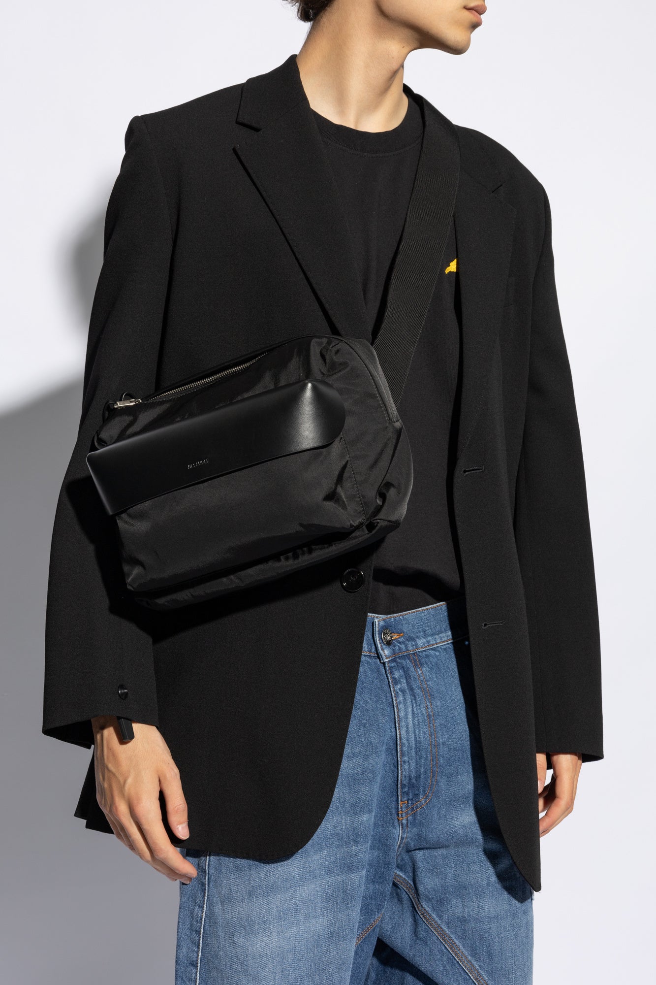 JIL SANDER BLACK Shoulder bag J26WG0025 P6496-001