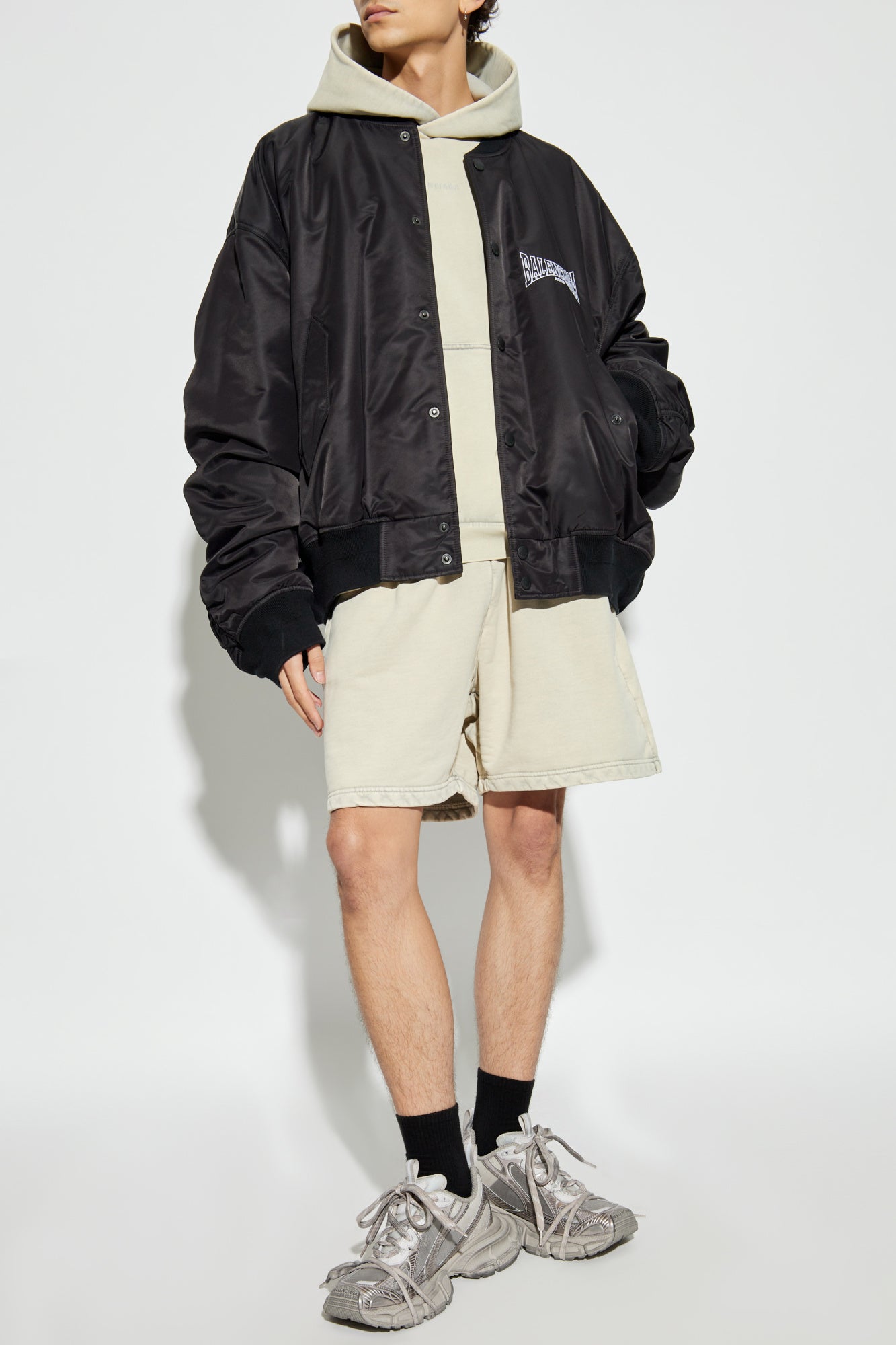 Balenciaga BLACK Jacket type bomber 809169 TRO51-1000