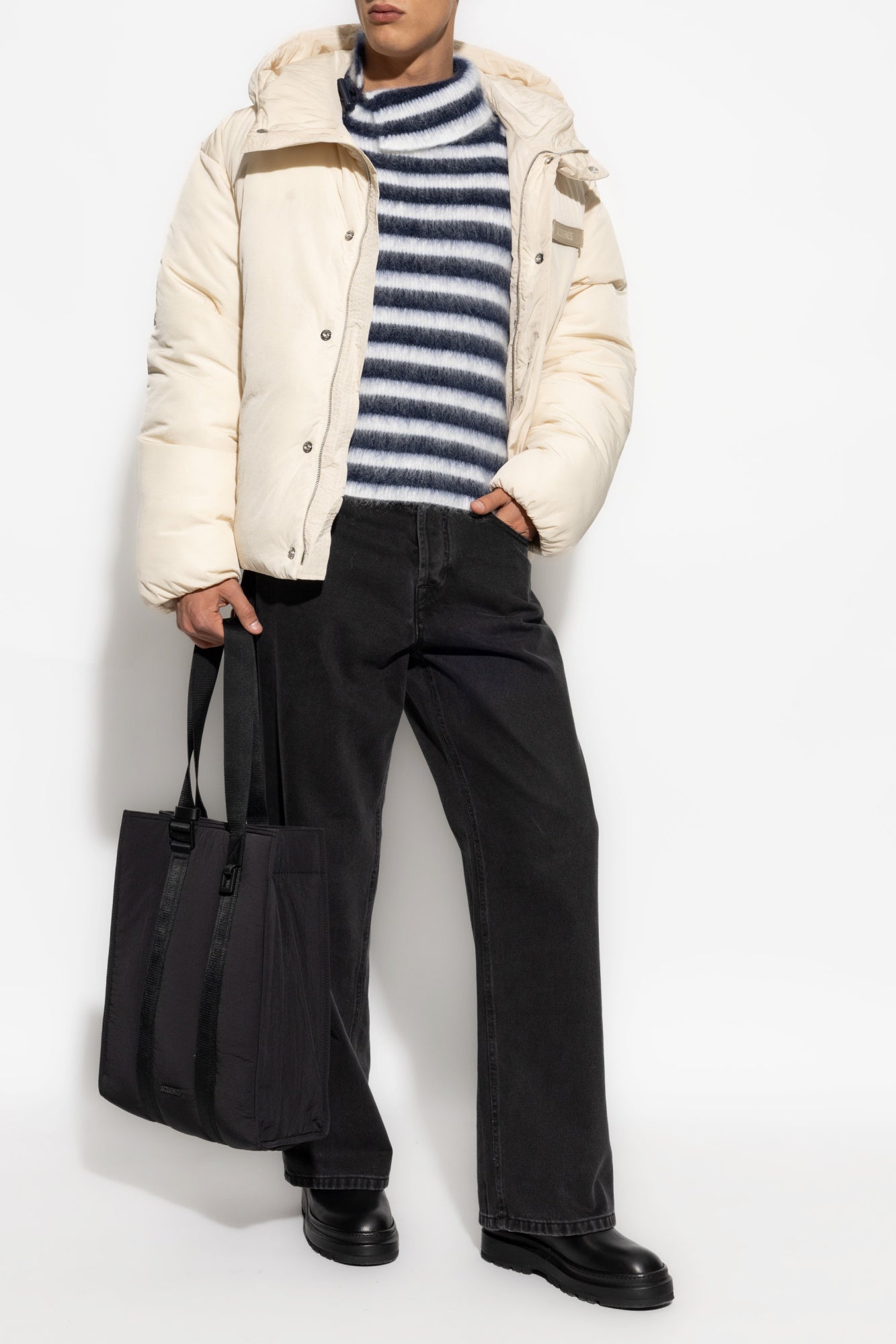 Jacquemus cream Jacket with logo 246CO034 1320-110