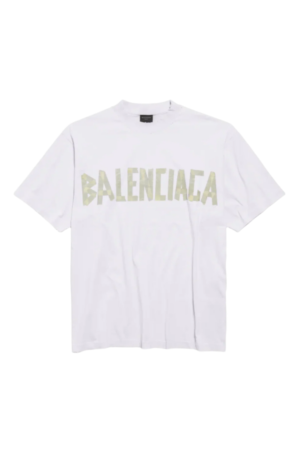 Tape Type T-Shirt Medium Fit White 739784TOVA99000