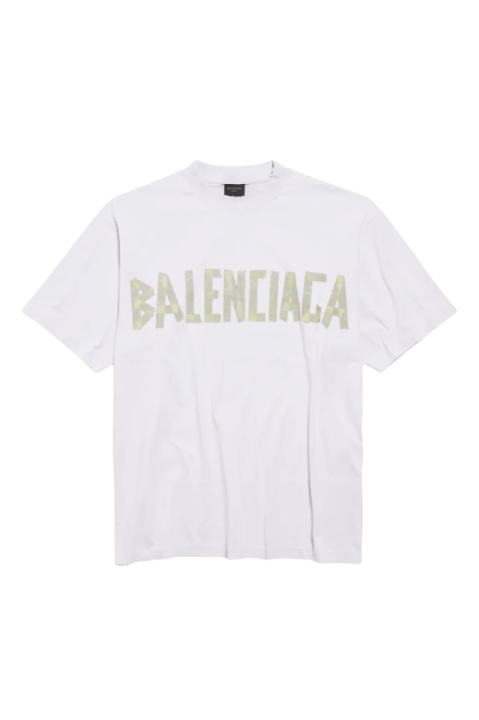 Tape Type T-Shirt Medium Fit White 739784TOVA99000