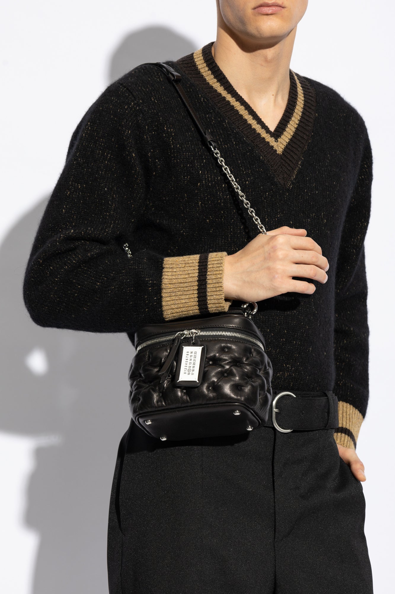 Maison Margiela BLACK Handbag 'Glam Slam Vanity' SB2WD0091 P6434-T8013