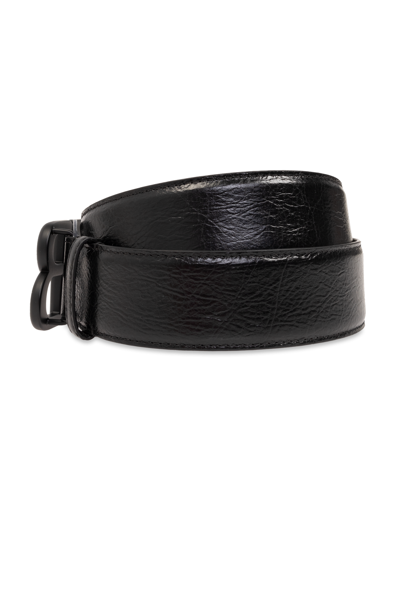 Balenciaga BLACK Belt with logo 766067 2AASH-1000