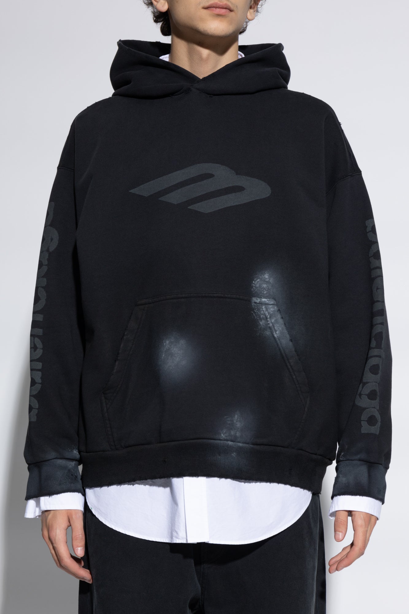Balenciaga BLACK Cotton sweatshirt 767877 TQVT7-1083