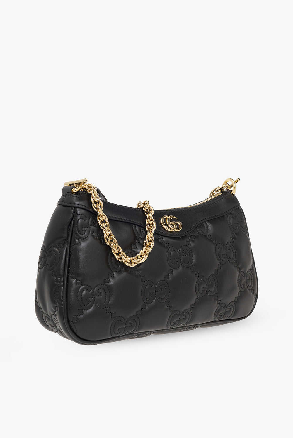 Gucci BLACK Quilted shoulder bag 735049 UM8HG-1046