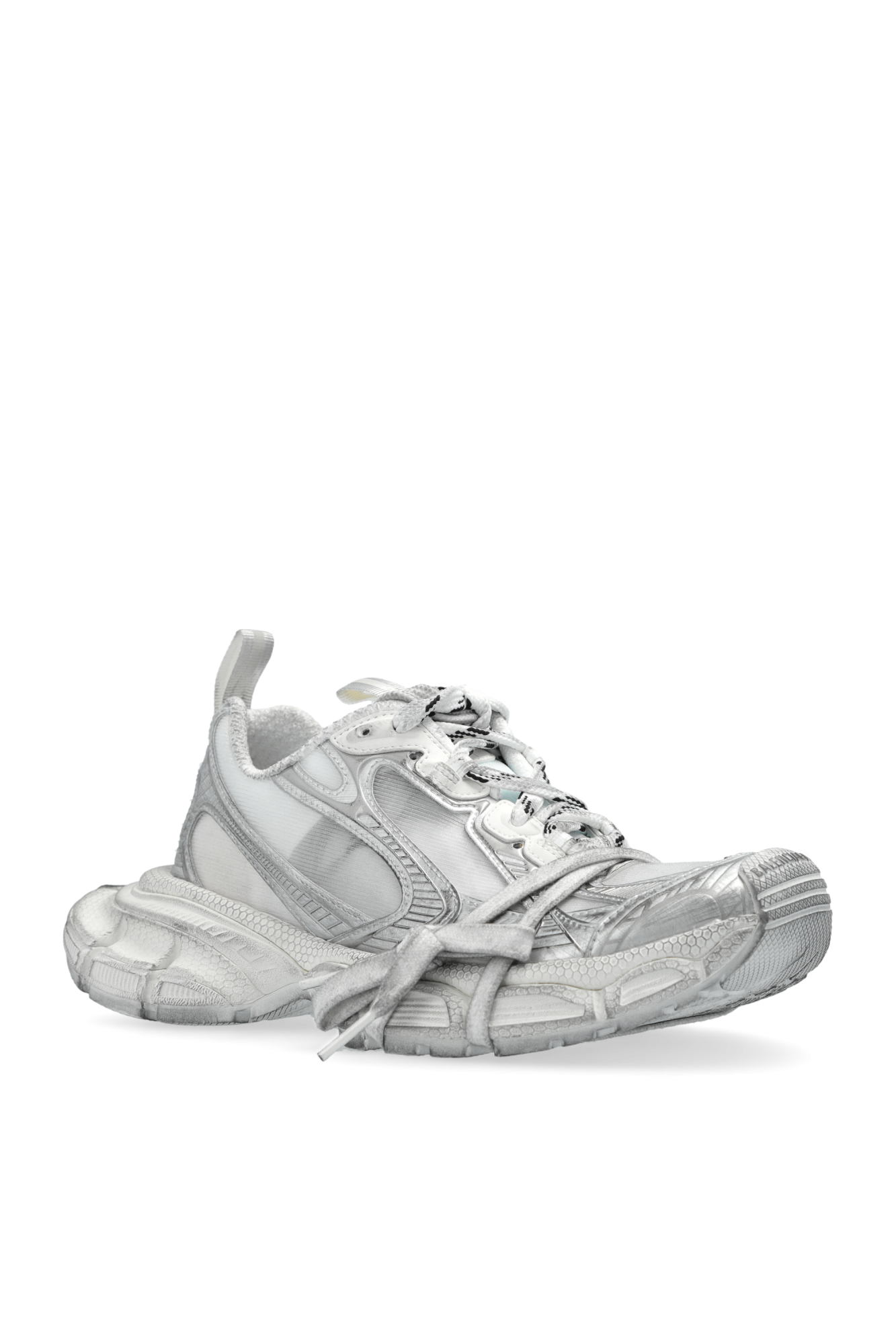 Balenciaga SILVER Sport Shoes 3XL 734731 WTRMH-9080