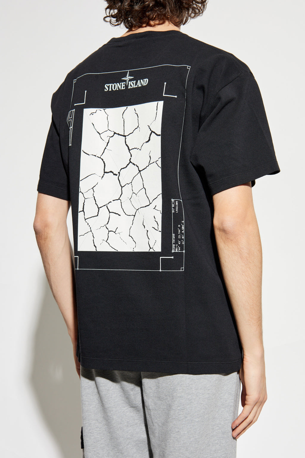 Stone Island BLACK Printed T-shirt K1S1521002RC S0137-V0029