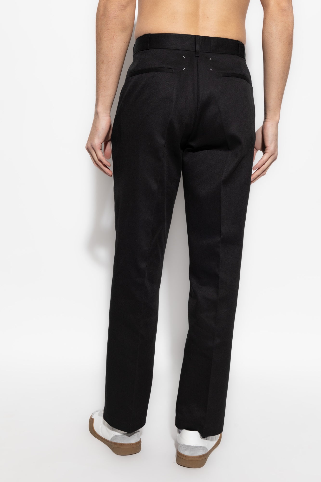 Maison Margiela BLACK Creased trousers S50KA0661 S54042-900