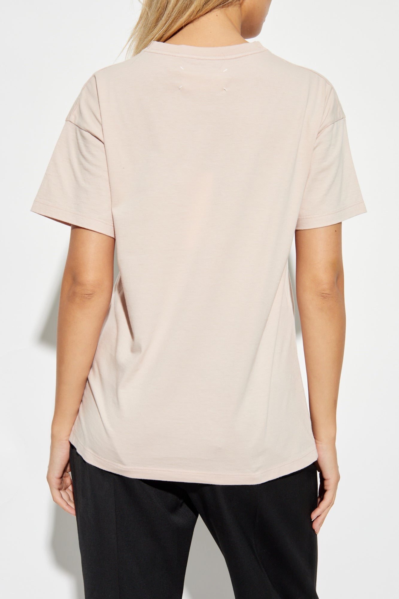 Maison Margiela PINK T-shirt with logo S51GC0533 S20079-218