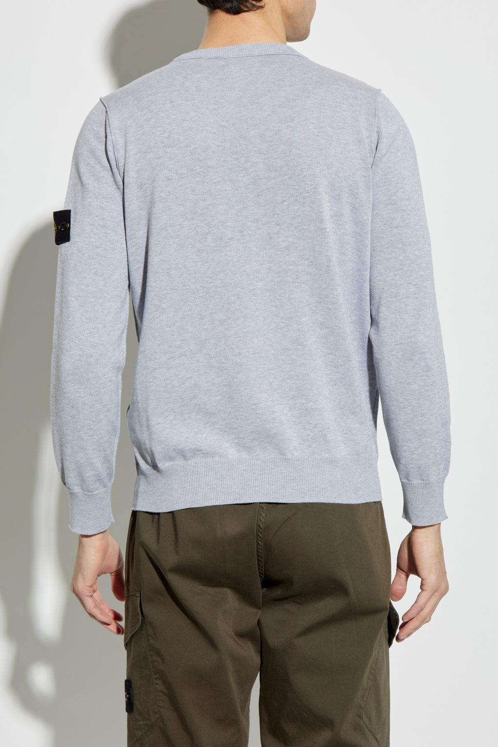 Stone Island GREY Sweater with logo K1S155100053 S00B2-V0M61