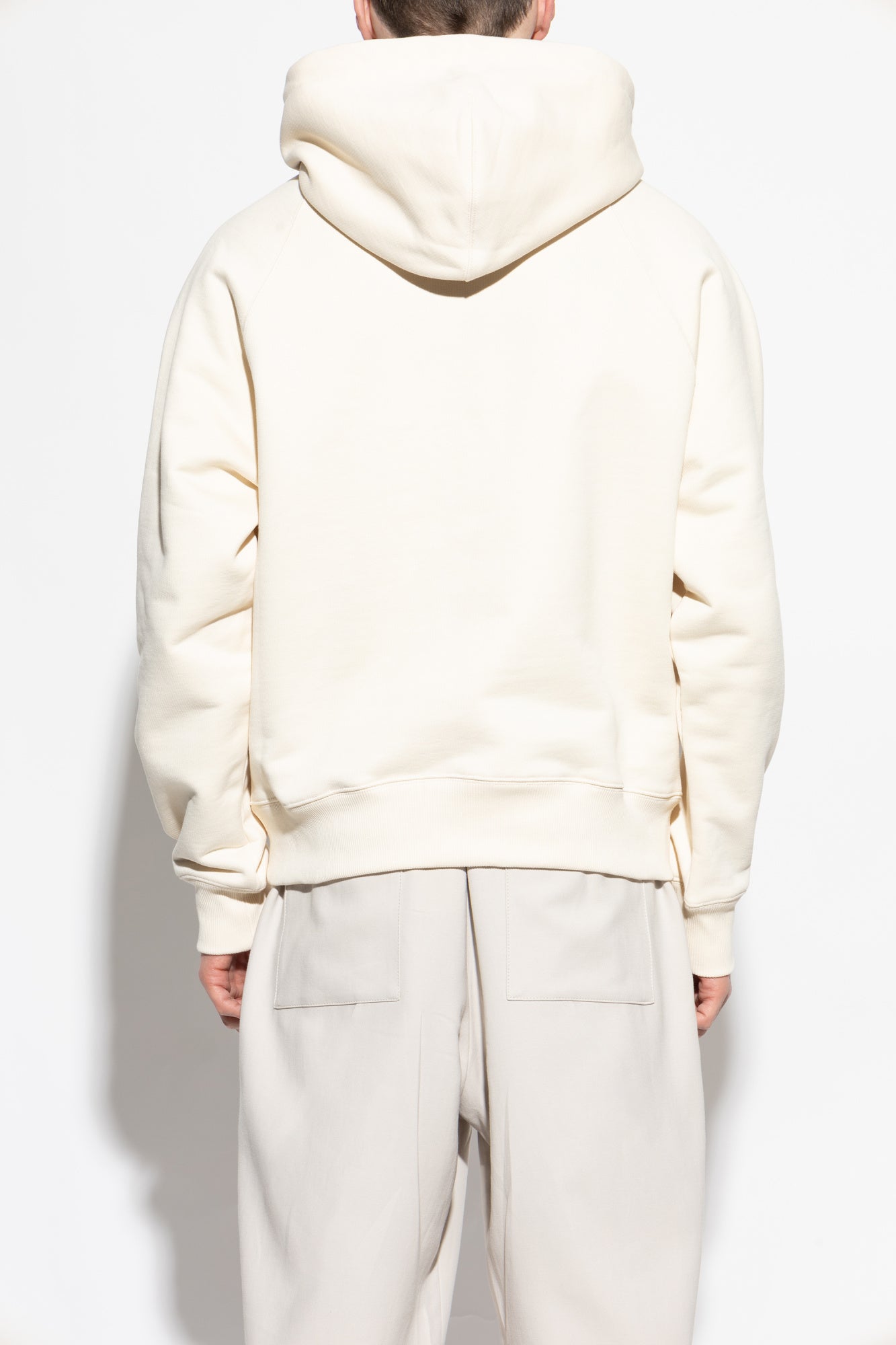 Ami Alexandre Mattiussi cream Hoodie USW275 747-136