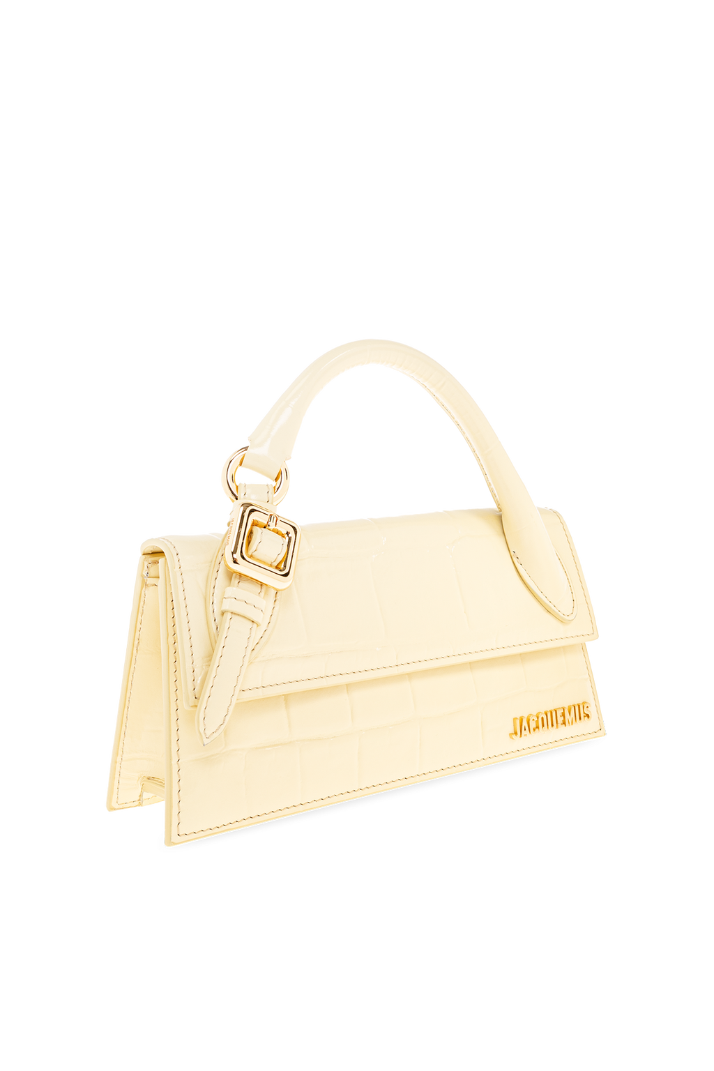Jacquemus YELLOW ‘Le Chiquito Long Boucle’ shoulder bag 233BA326 3164-205