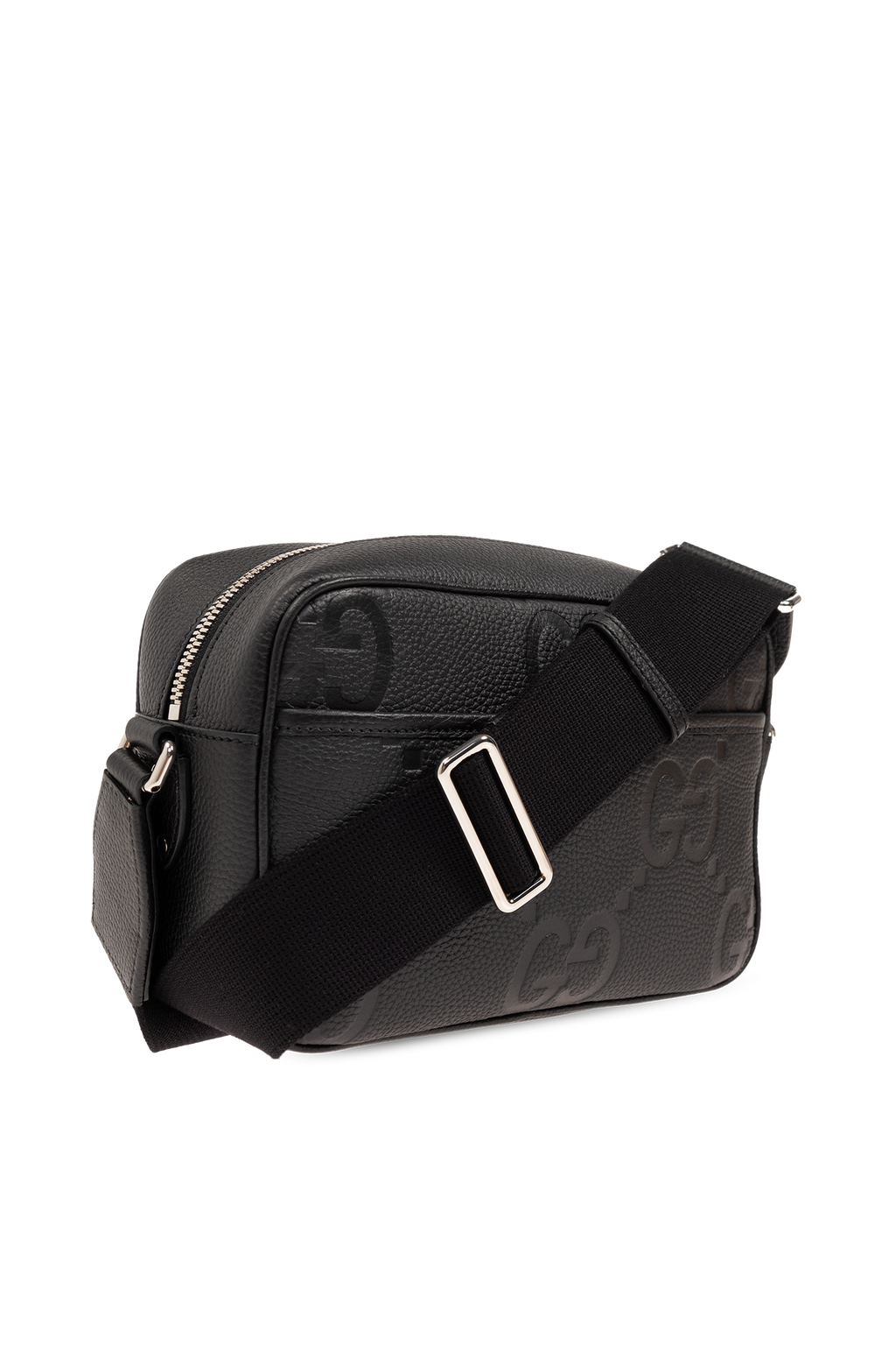 Gucci BLACK ‘GG Jumbo’ shoulder bag  766946 AABY7-1000