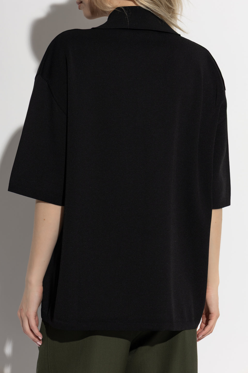 Ami Alexandre Mattiussi BLACK Loose fit polo UPL164 KN0064-001