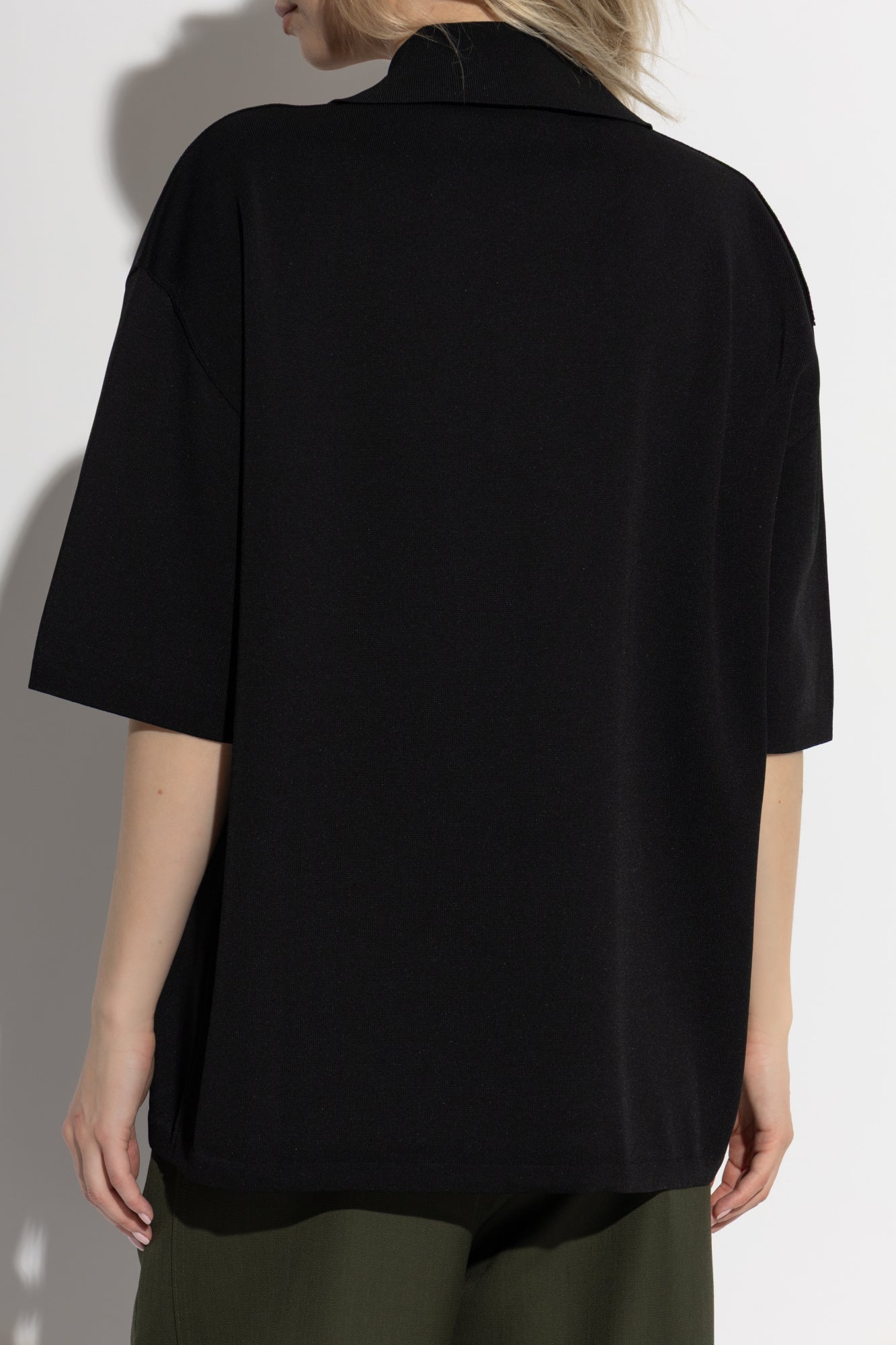 Ami Alexandre Mattiussi BLACK Loose fit polo UPL164 KN0064-001