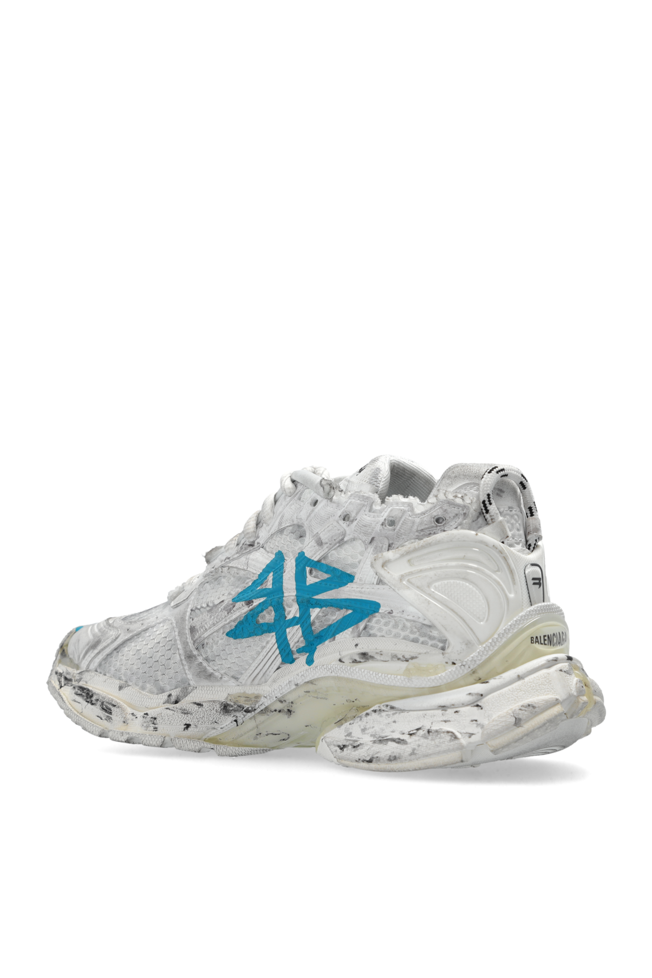 Balenciaga WHITE Sports shoes Runner 772767 W3RBQ-9040