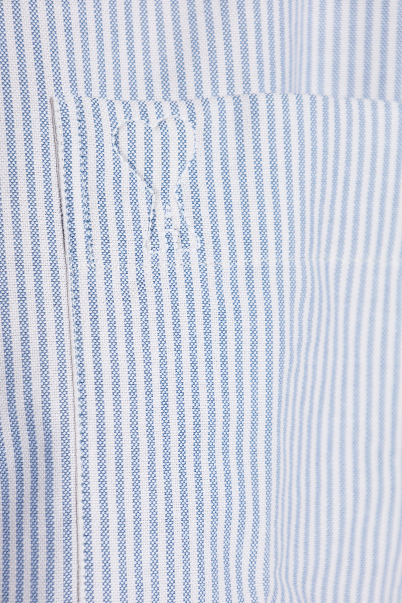 Ami Alexandre Mattiussi light blue Shirt with stripe pattern USH123 CO0087 F-4503