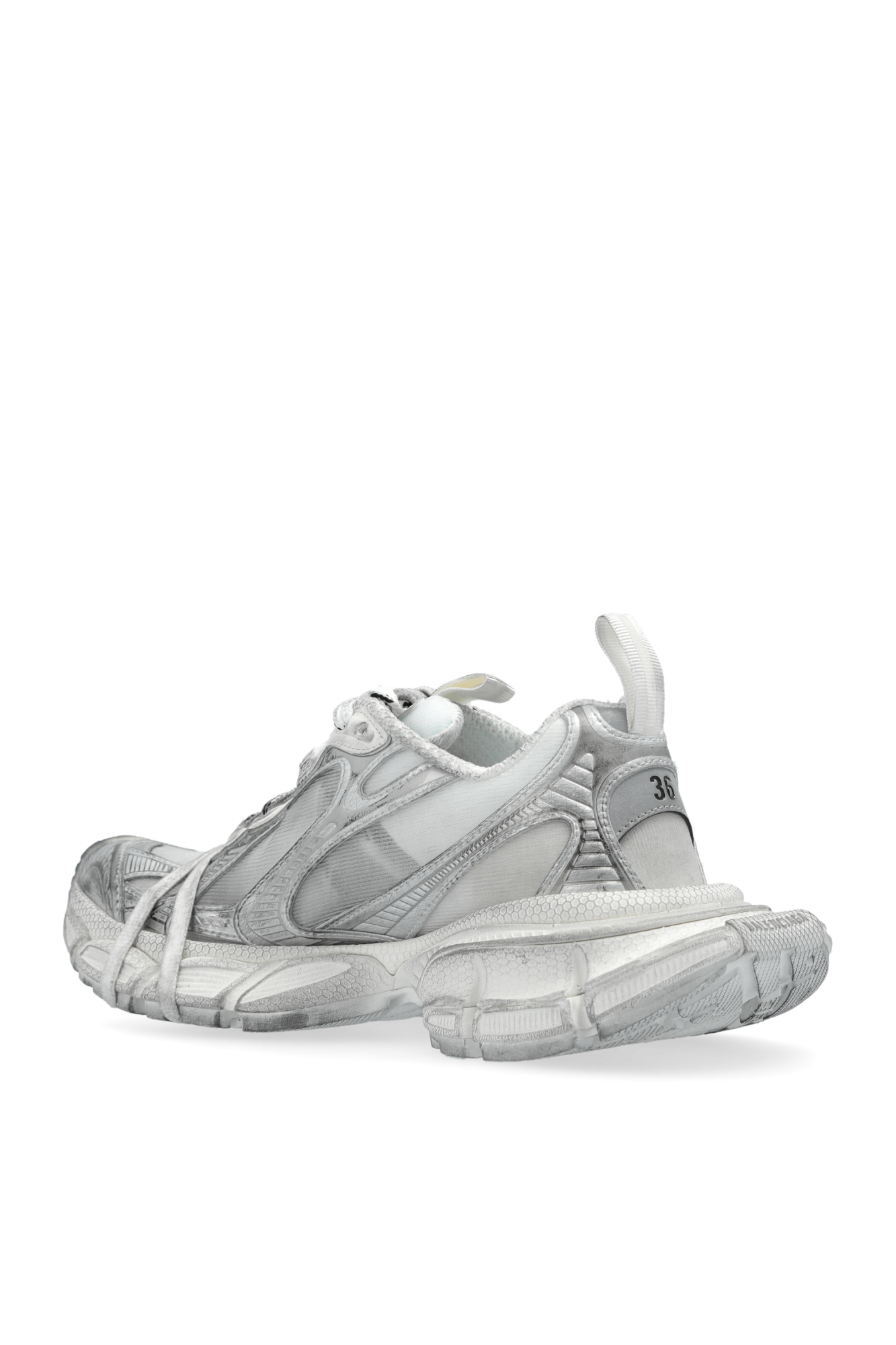 Balenciaga SILVER Sport Shoes 3XL 734731 WTRMH-9080