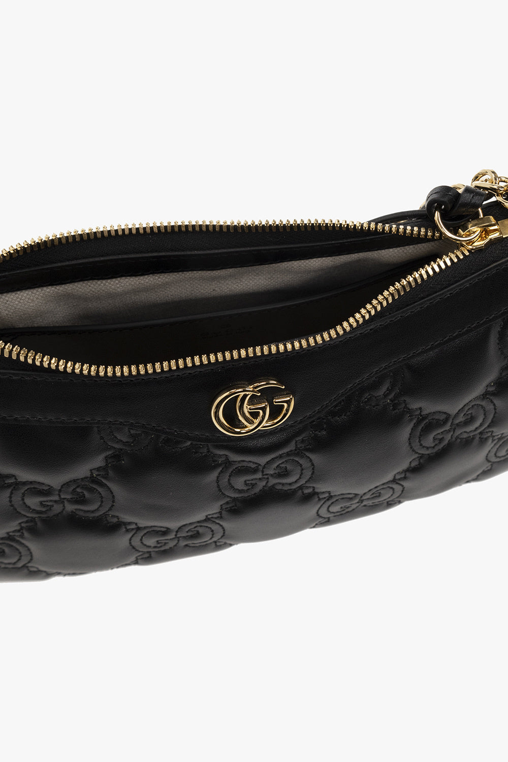 Gucci BLACK Quilted shoulder bag 735049 UM8HG-1046