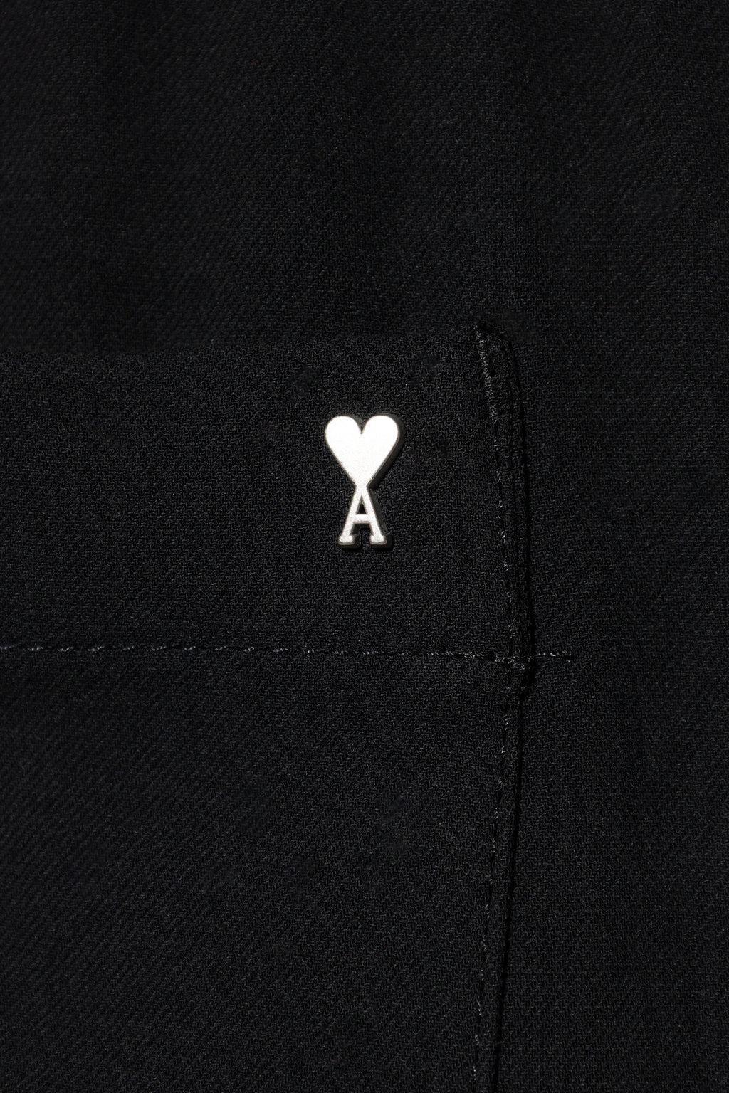 Ami Alexandre Mattiussi BLACK Cotton trousers HTR214 CO0106-001