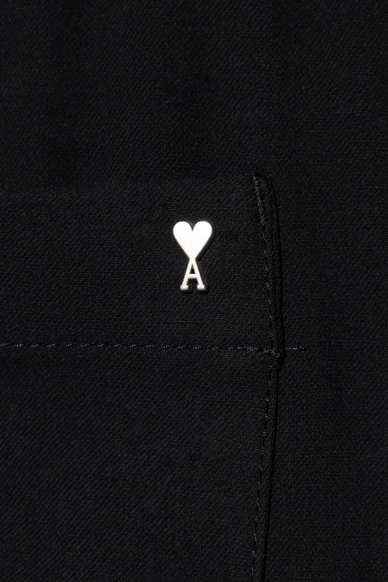Ami Alexandre Mattiussi BLACK Cotton trousers HTR214 CO0106-001