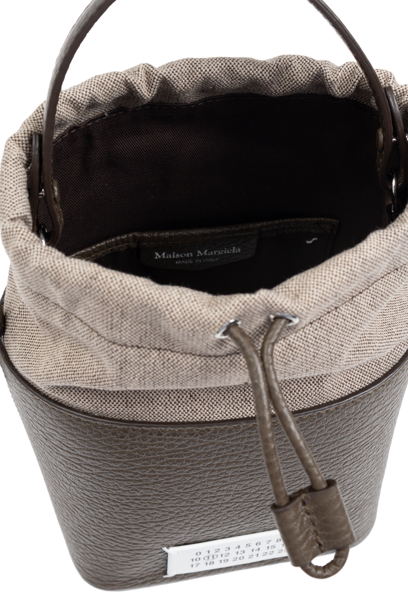 Maison Margiela GREEN ‘5AC Small’ bucket bag S61WG0035 P4348-T2147