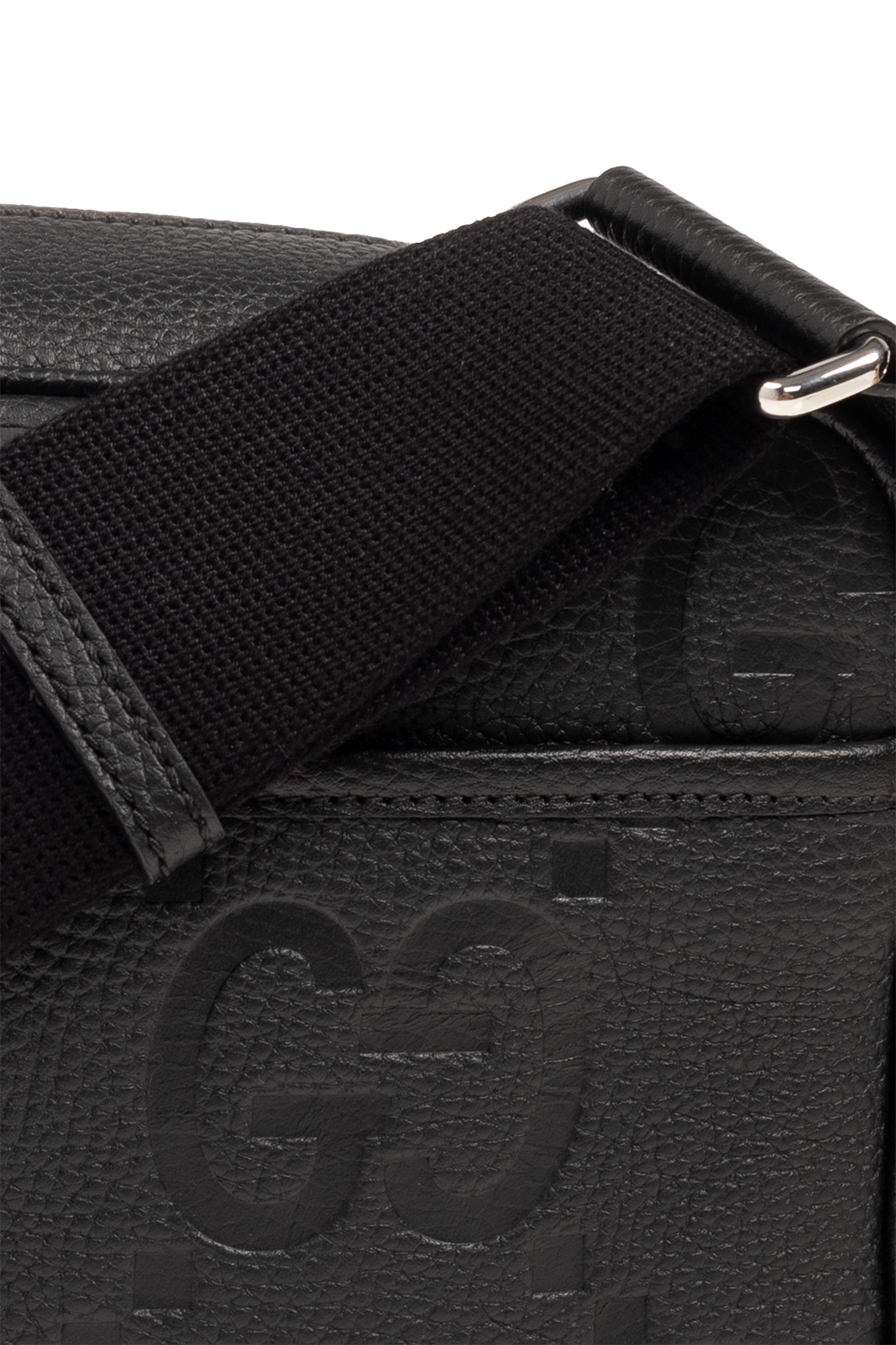 Gucci BLACK ‘GG Jumbo’ shoulder bag  766946 AABY7-1000
