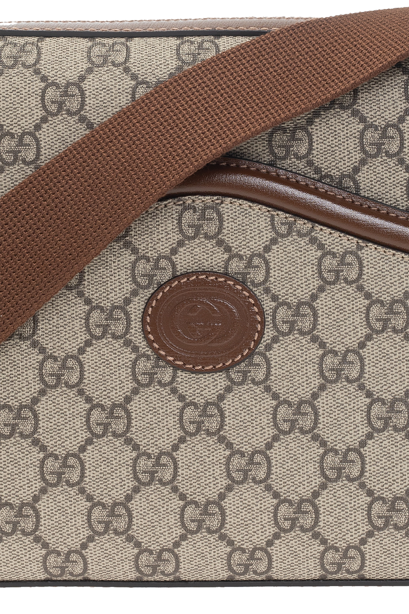 Gucci beige Shoulder bag with logo 675891 92THG-8563