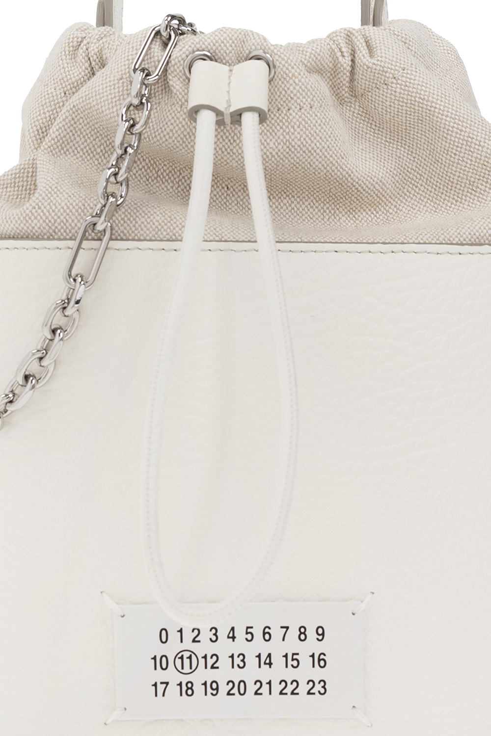 Maison Margiela WHITE ‘5AC Small' shoulder bag S61WG0035 P4348-H0157