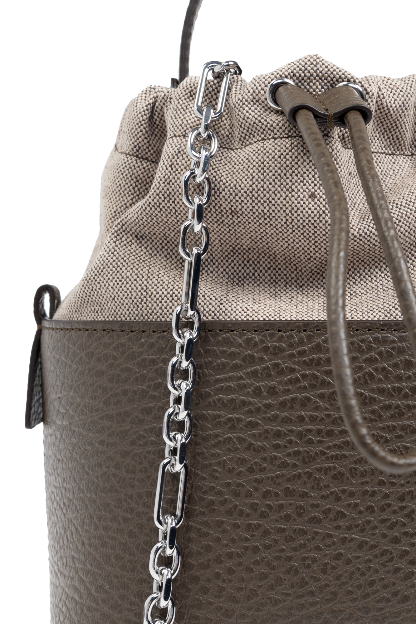 Maison Margiela GREEN ‘5AC Small’ bucket bag S61WG0035 P4348-T2147