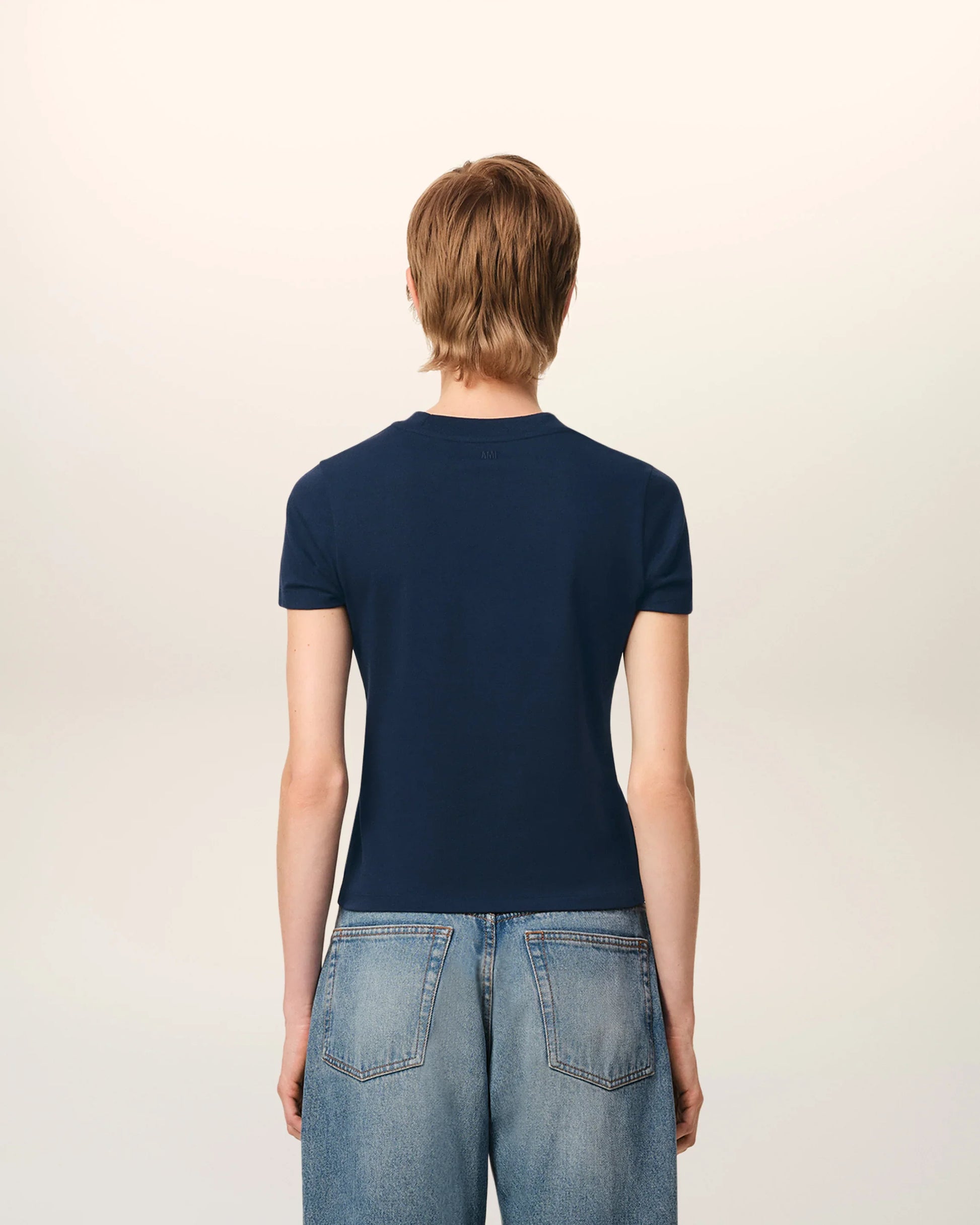 Ami Paris Футболка з монограмою Ami de Coeur H25HTS060.724.430