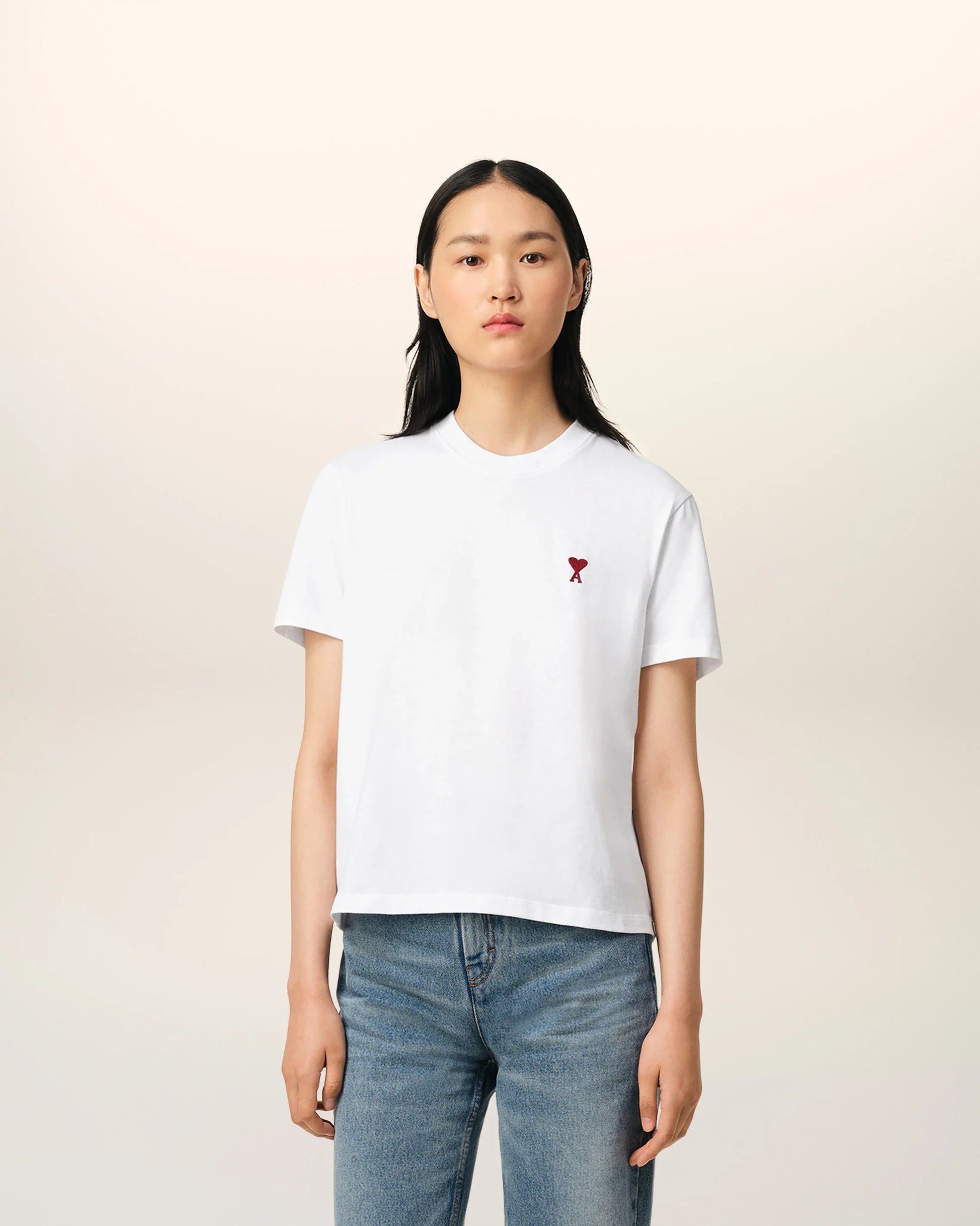 Ami Paris Футболка з монограмою Ami de Coeur H25BFUTS035.724.100